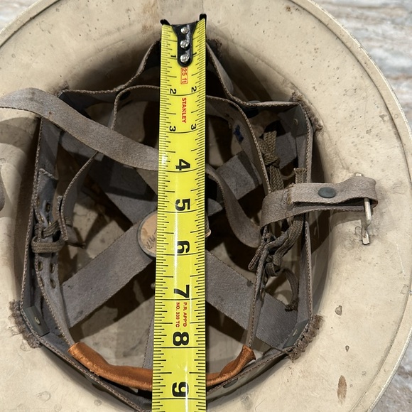 US WWII Civil Defence Helmet Air Raid Warden - Picture 10 of 10